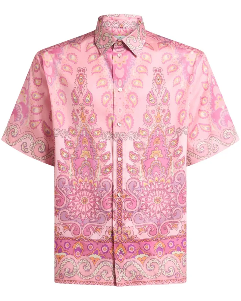Etro Klassisches Hemd - Rosa Rosa