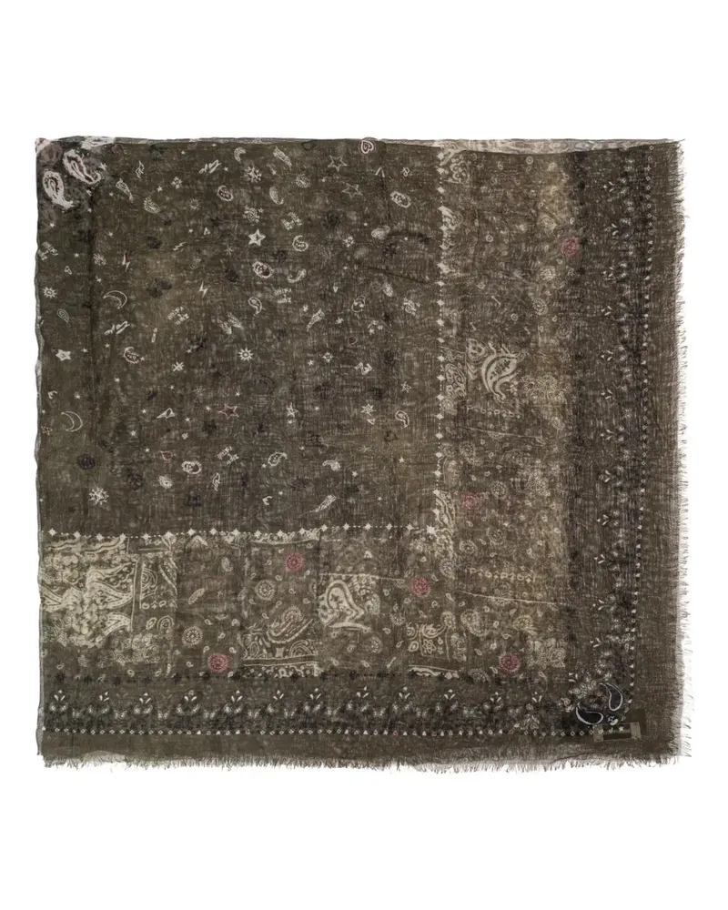 Zadig & Voltaire Kerry Schal mit Paisley-Print - Braun Braun