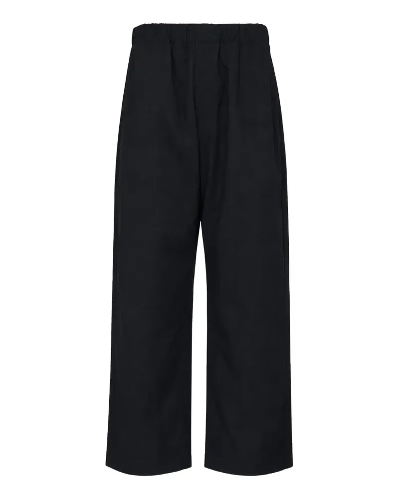 Comme des Garçons Hose mit elastischem Bund - Schwarz Schwarz
