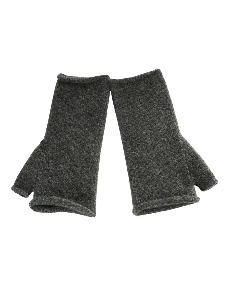 Margaret Howell Shaped fingerlose Fäustlinge - Grau Grau