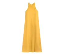 Ukara sleeveless halterneck dress - Gelb