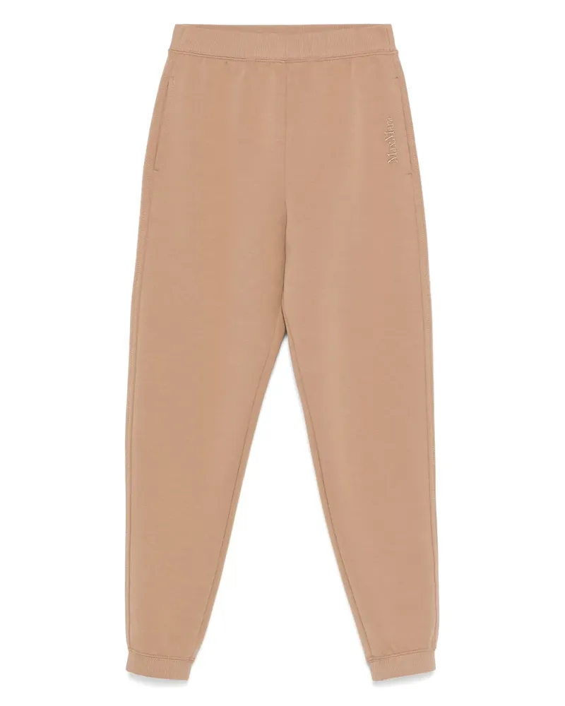 Max Mara Max Mara Jogginghose mit Logo-Stickerei - Braun Braun