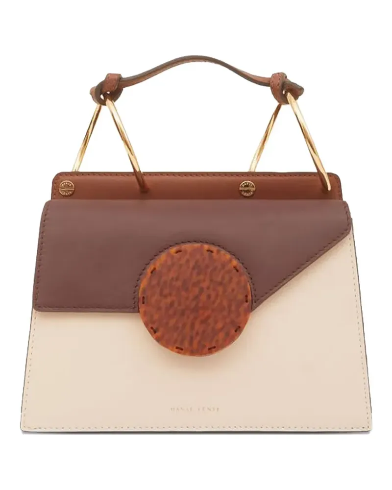 Danse Lente Phoebe Bis Handtasche mit rundem Detail - Nude Nude
