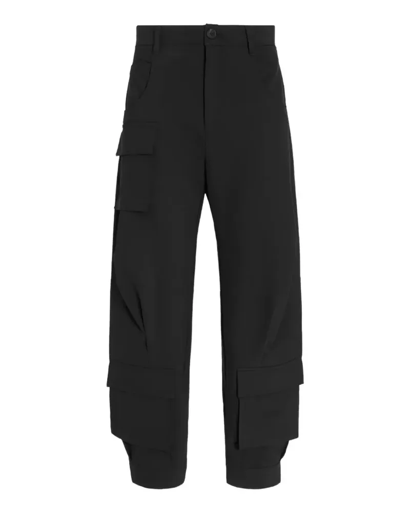 HIGH All In Tapered-Cargohose mit Taschen - Schwarz Schwarz