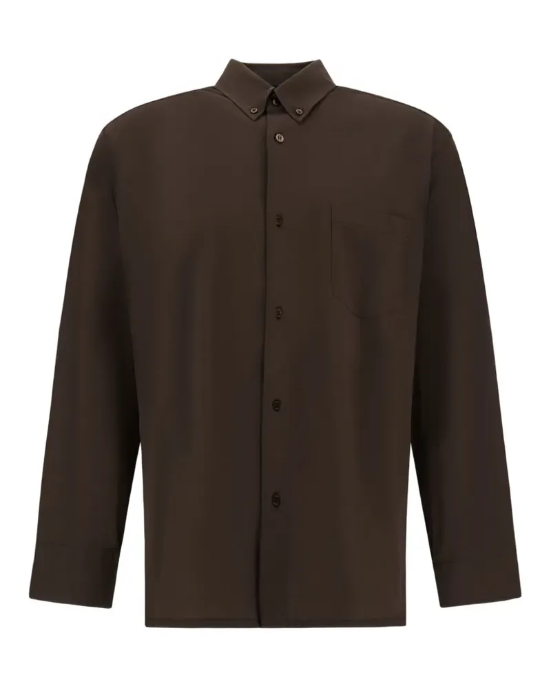 Herno Langärmeliges Hemd - Braun Braun