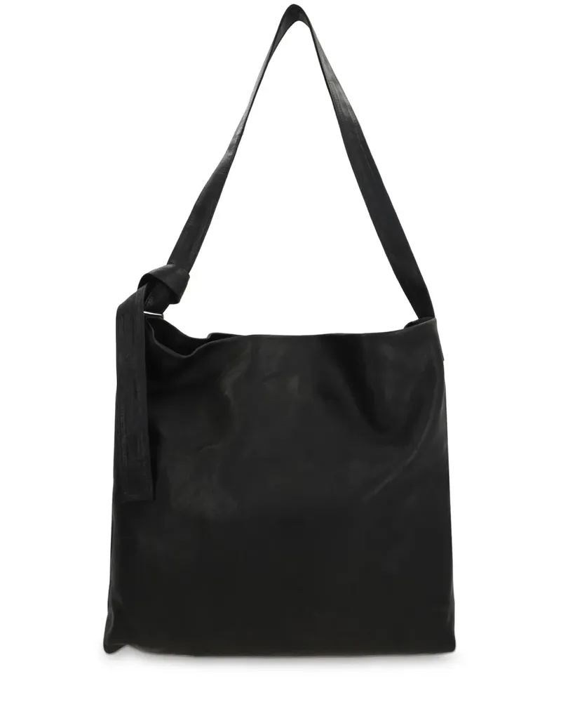 Ann Demeulemeester Schultertasche aus Leder - Schwarz Schwarz