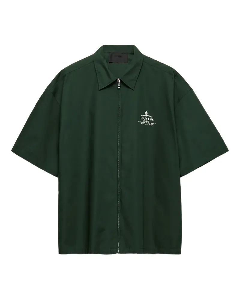Prada Klassisches Hemd - Grün Grün