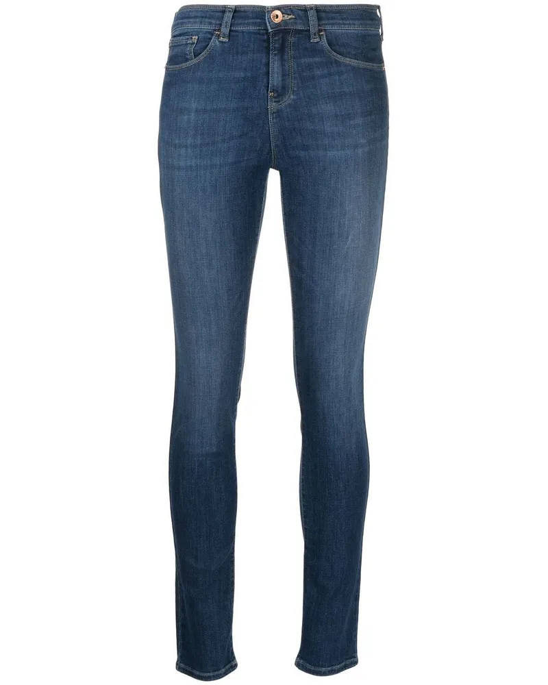 Emporio Armani Klassische Skinny-Jeans Blau