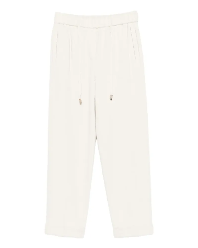 Peserico drawstring-waist pants - Nude Nude