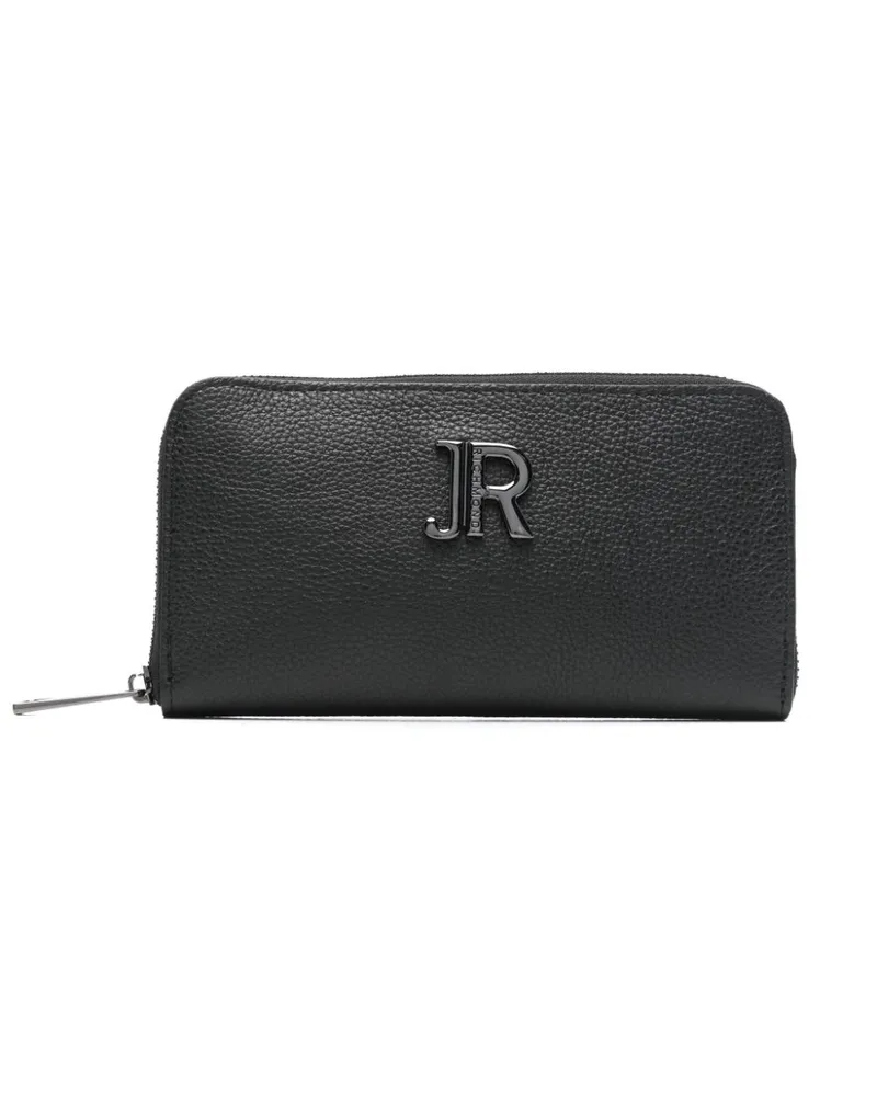 John Richmond Portemonnaie mit Logo - Schwarz Schwarz