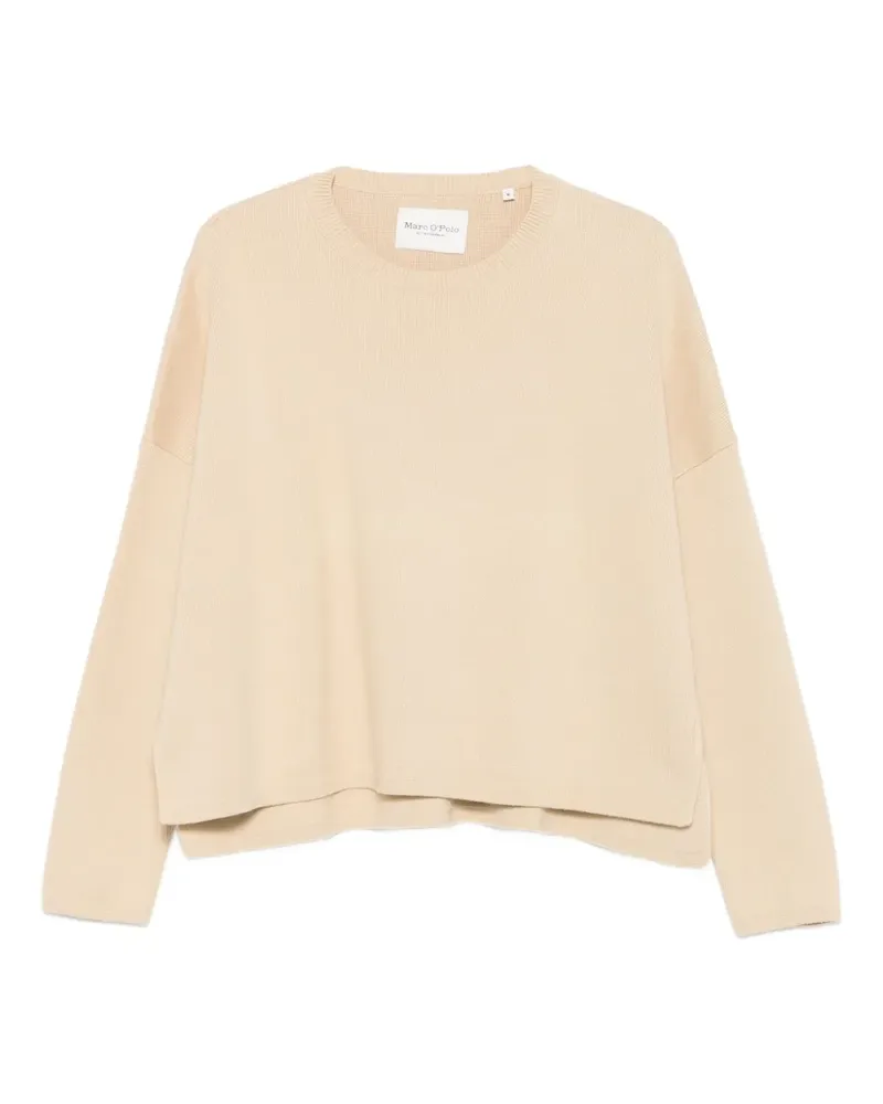 Marc O'Polo Pullover mit rundem Ausschnitt - Nude Nude