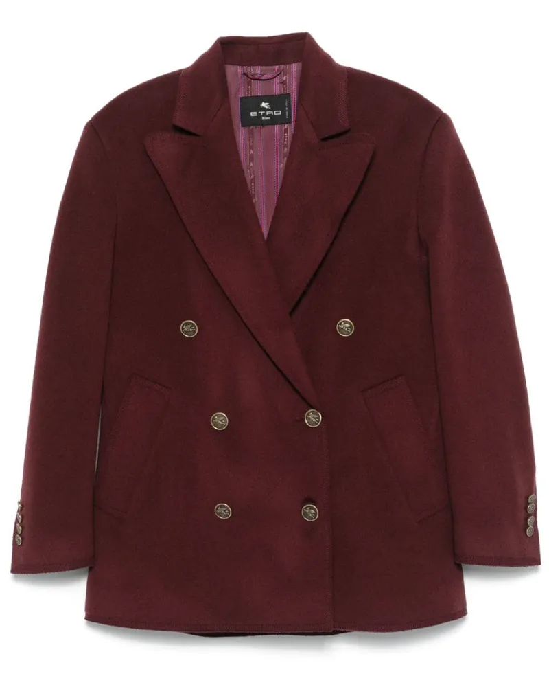 Etro Klassische Cabanjacke - Rot Rot