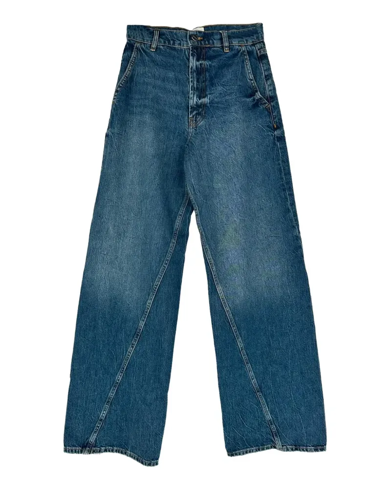 Anine Bing Briley wide-leg jeans - Blau Blau