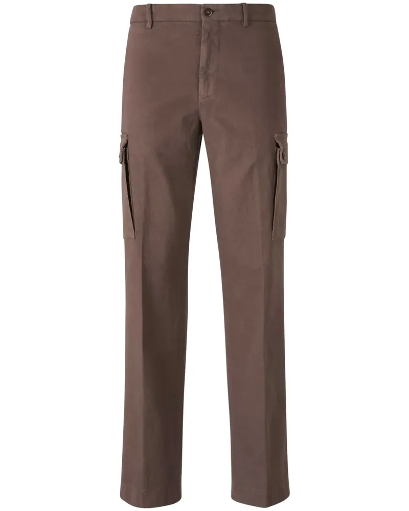 Berwich Cargohose aus Twill - Braun Braun