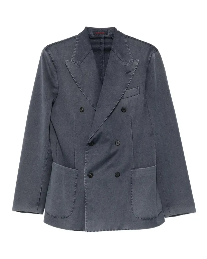 The Gigi double-breasted blazer - Blau Blau