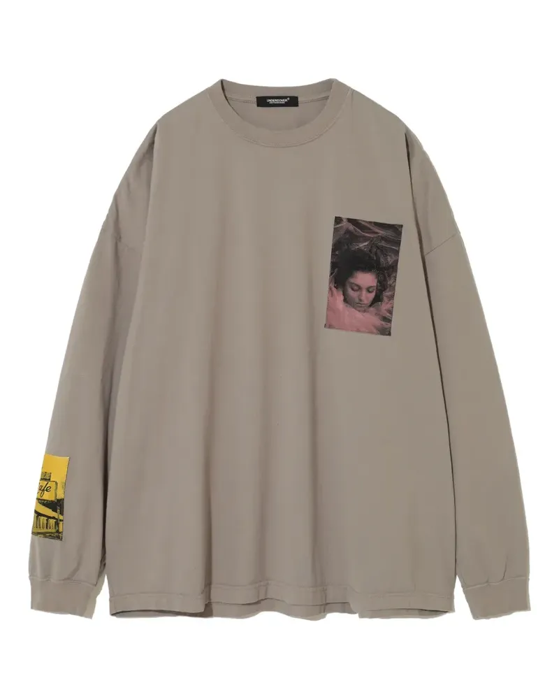 Undercover x Twin Peaks Pullover mit grafischem Patch - Grau Grau