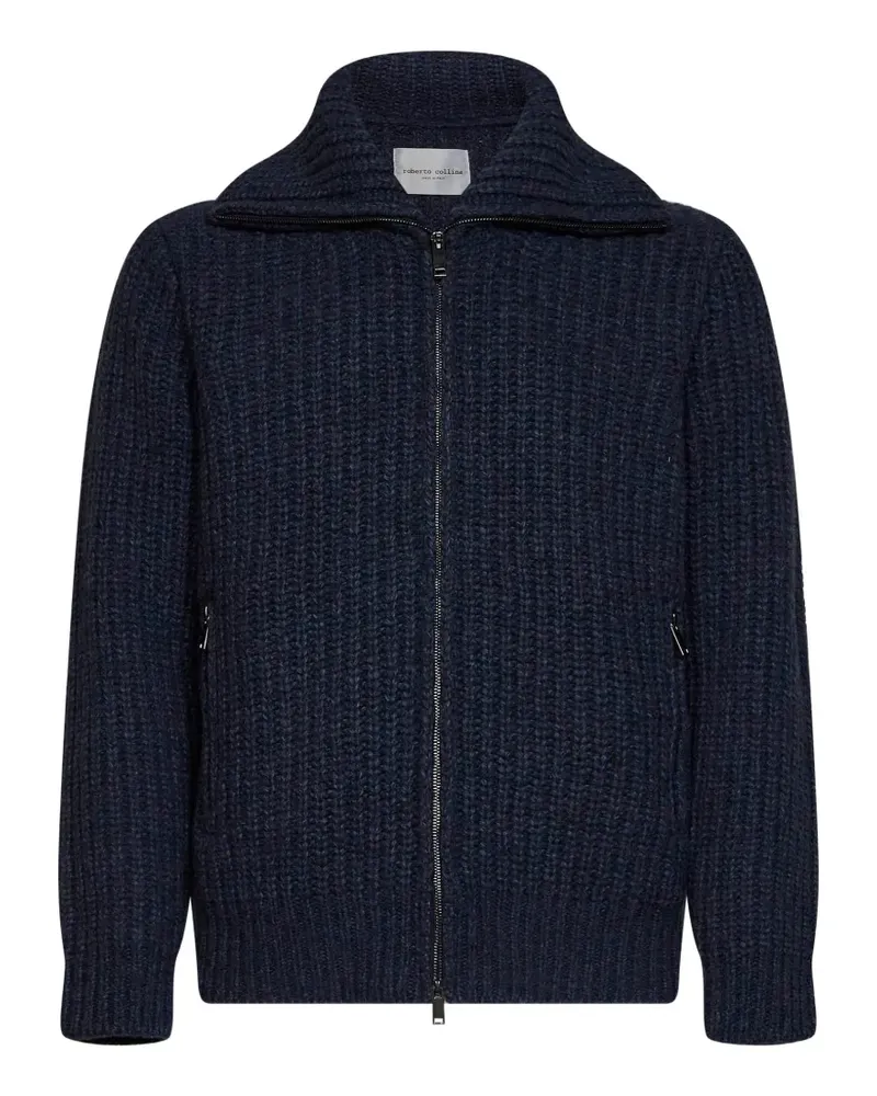 Roberto Collina Grob gestrickter Cardigan - Blau Blau