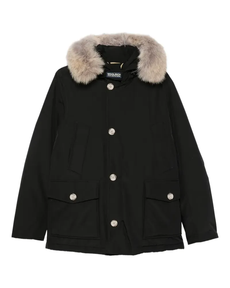 Woolrich Arctic Parka mit abnehmbarem Besatz aus Faux Fur - Schwarz Schwarz
