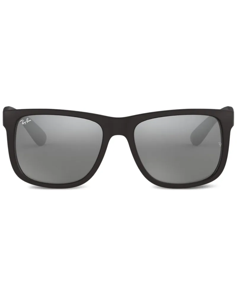 Ray Ban Rechteckige Sonnenbrille - Schwarz Schwarz