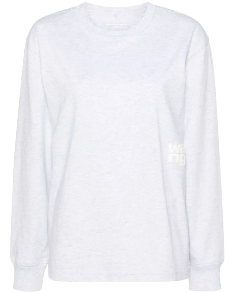 Alexander Wang Klassisches Langarmshirt - Grau Grau
