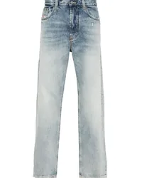 Diesel Halbhohe 2010 D-Macs Straight-Leg-Jeans Blau