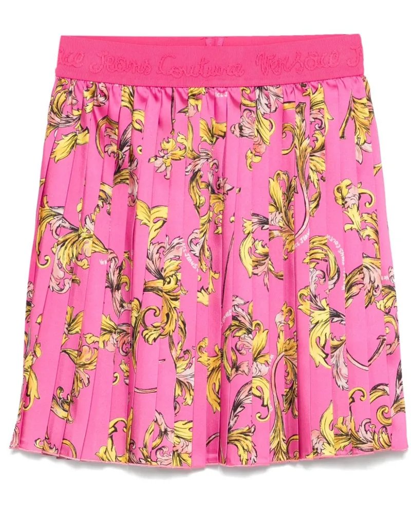 Versace Jeans Minirock aus Seide - Rosa Rosa
