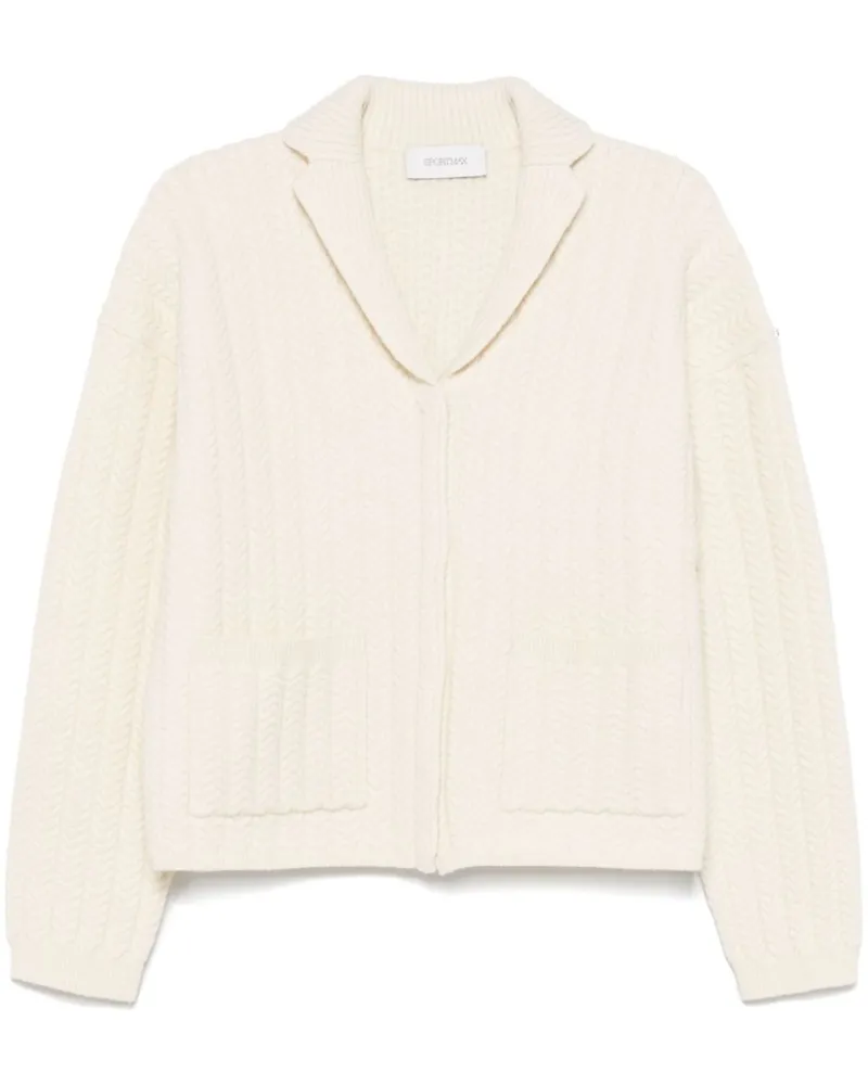SPORTMAX Tubinga Cardigan - Weiß Weiß