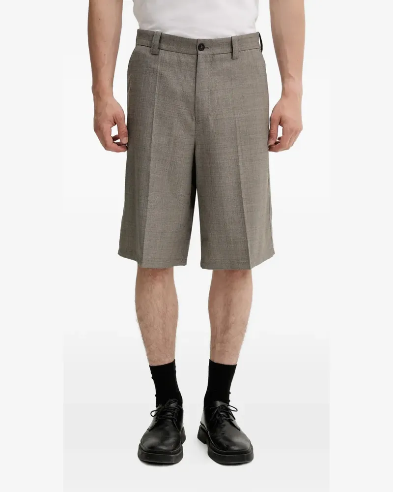 Filippa K pressed-crease shorts - Grau Grau