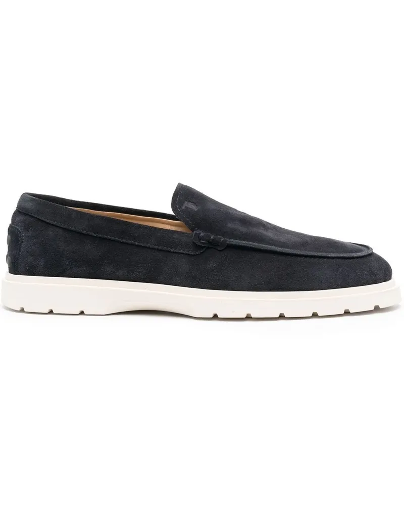 TOD'S Loafer aus Wildleder - Blau Blau