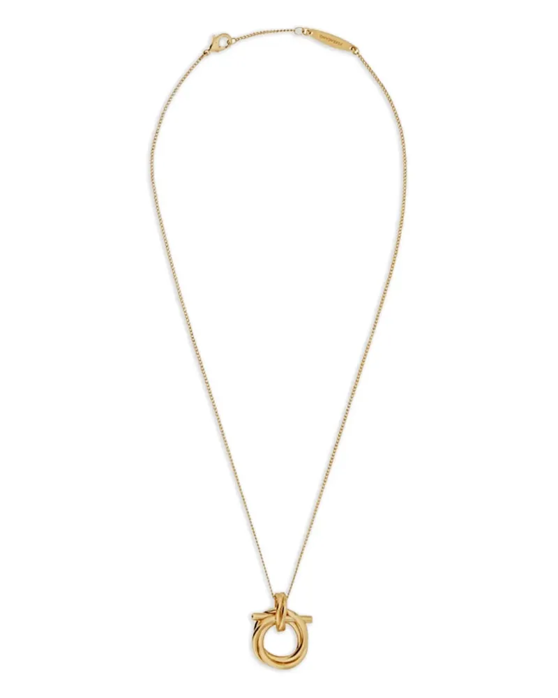 Ferragamo Halskette mit Gancini-Anhänger - Gold Gold
