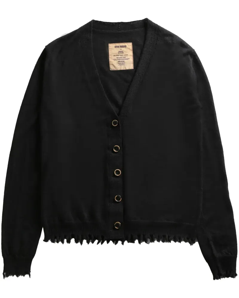 Uma Wang cashmere cardigan - Schwarz Schwarz