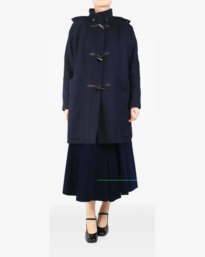 Bamford hooded-duffle single-breasted coat - Blau Blau