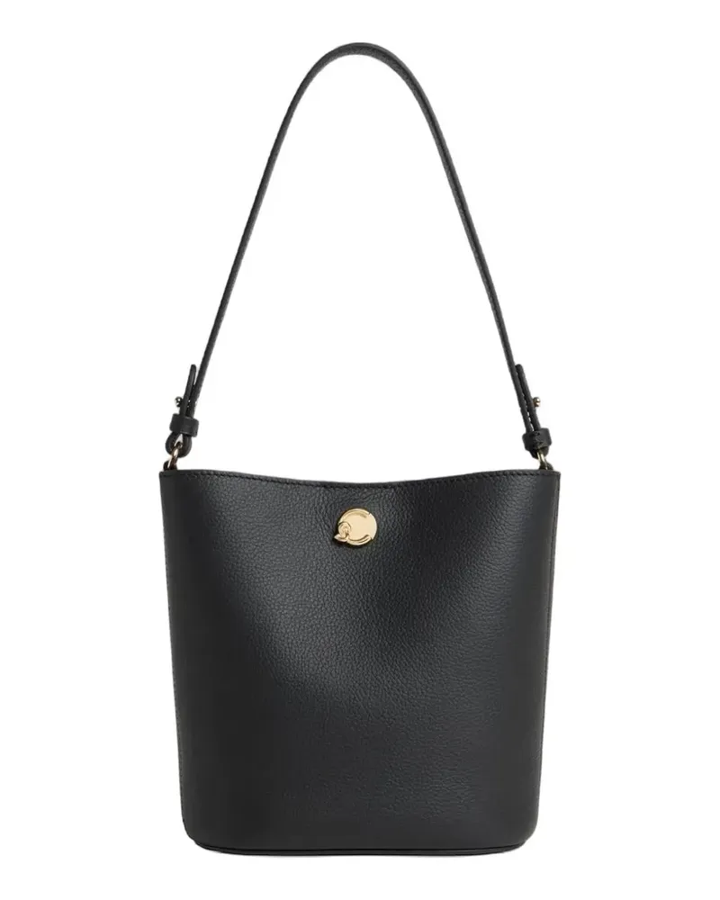 Coccinelle Mini-Schultertasche aus Leder - Schwarz Schwarz