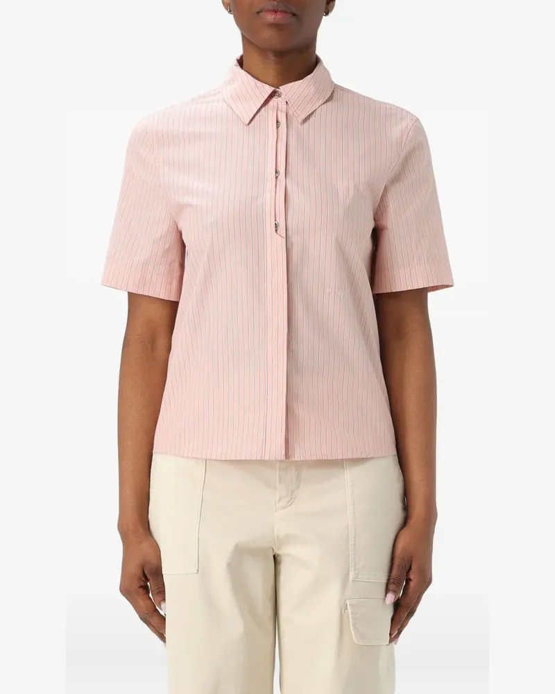 Pinko Gestreiftes Hemd - Rosa Rosa