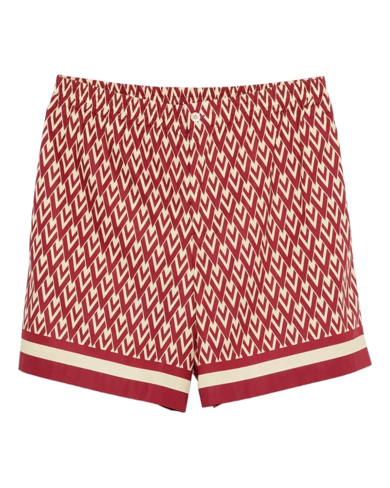 Valentino Garavani Bermudas mit Toute La V-Print - Rot Rot