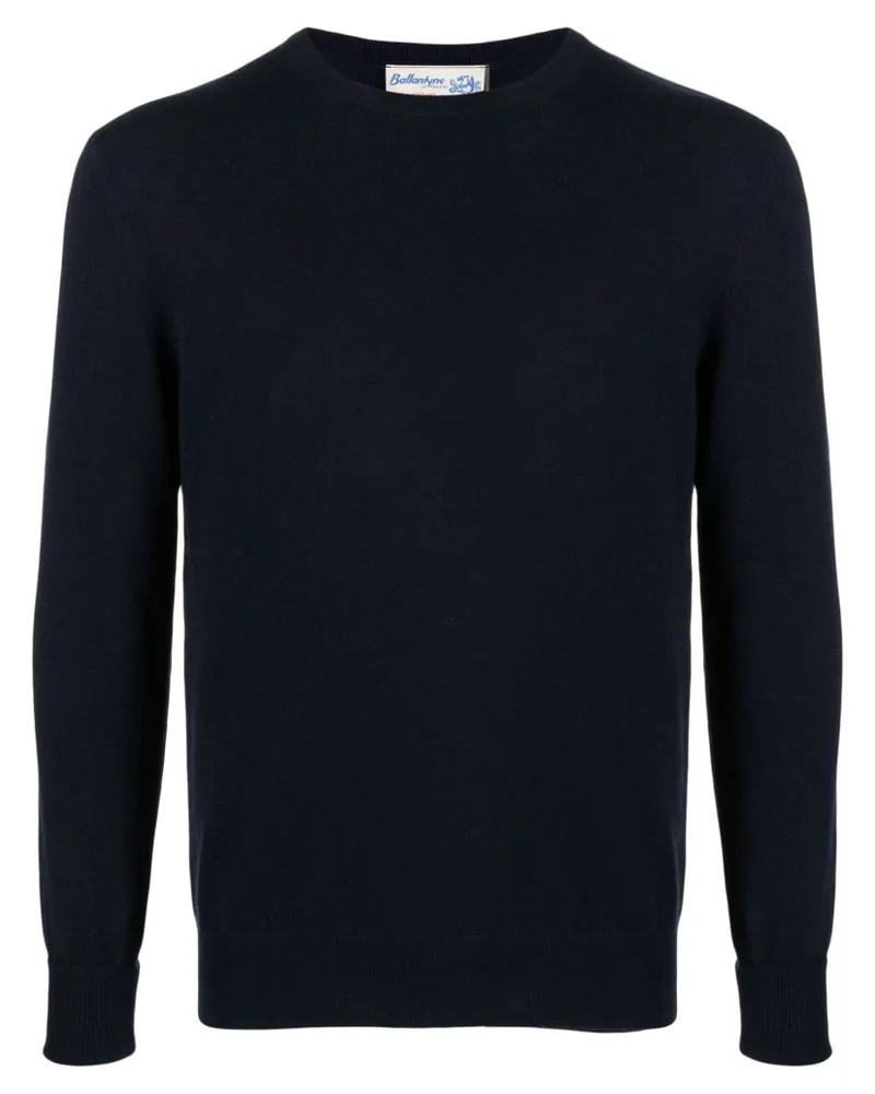 Ballantyne Pullover aus Kaschmir Blau