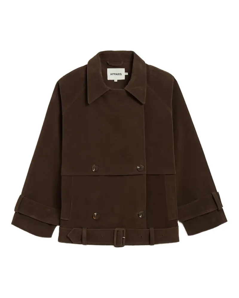 APPARIS Gaia belted jacket - Braun Braun
