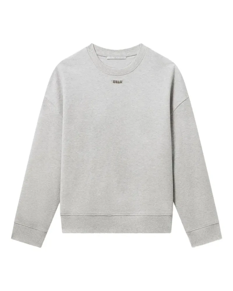 Stella McCartney Sweatshirt mit Logo-Anhänger - Grau Grau
