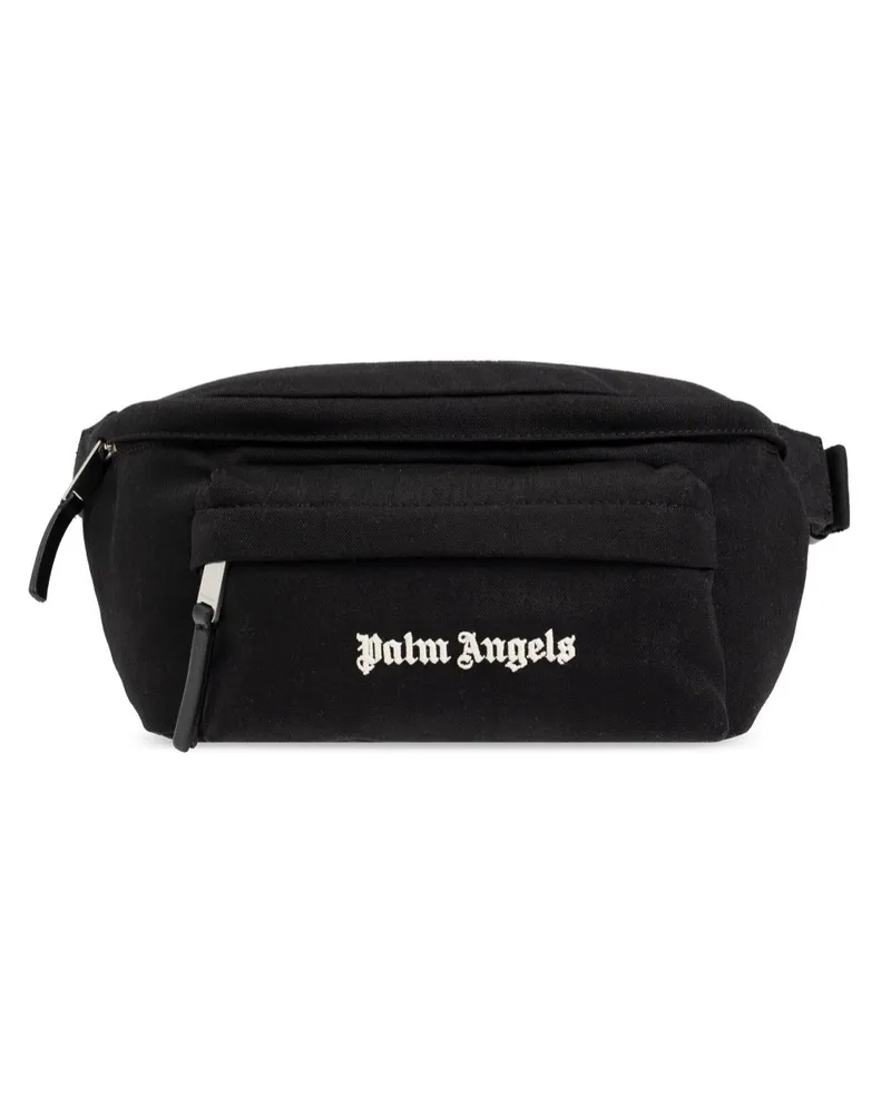 Palm Angels Gürteltasche mit Logo-Stickerei - Schwarz Schwarz
