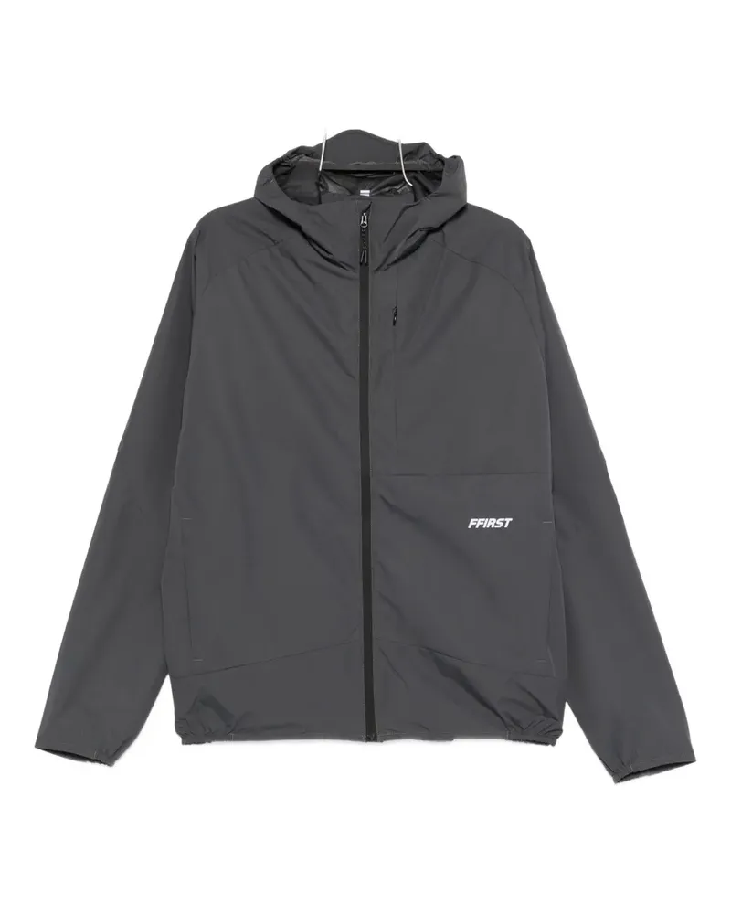 Family First hooded zip performance jacket - Grau Grau