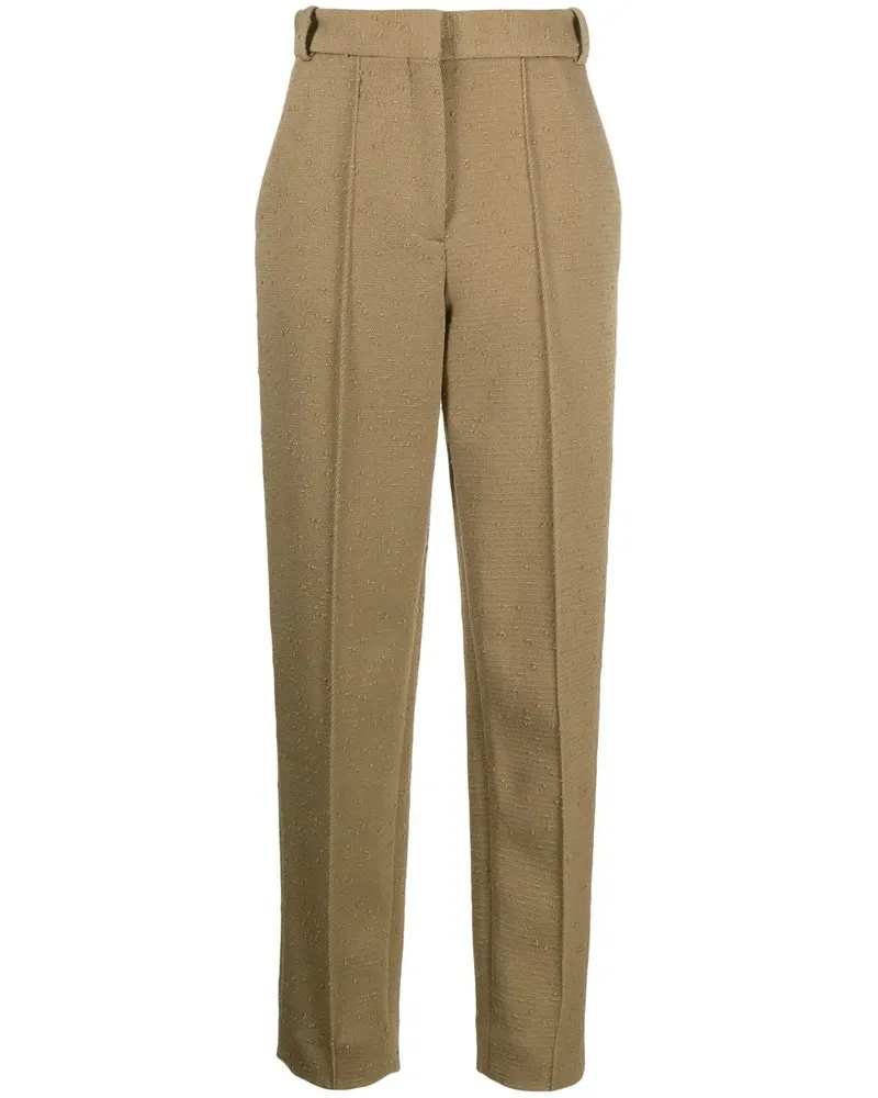 Tory Burch Tapered-Hose mit Biesen - Grün Grün