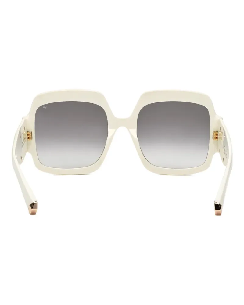 Philipp Plein square-frame sunglasses - Weiß Weiß