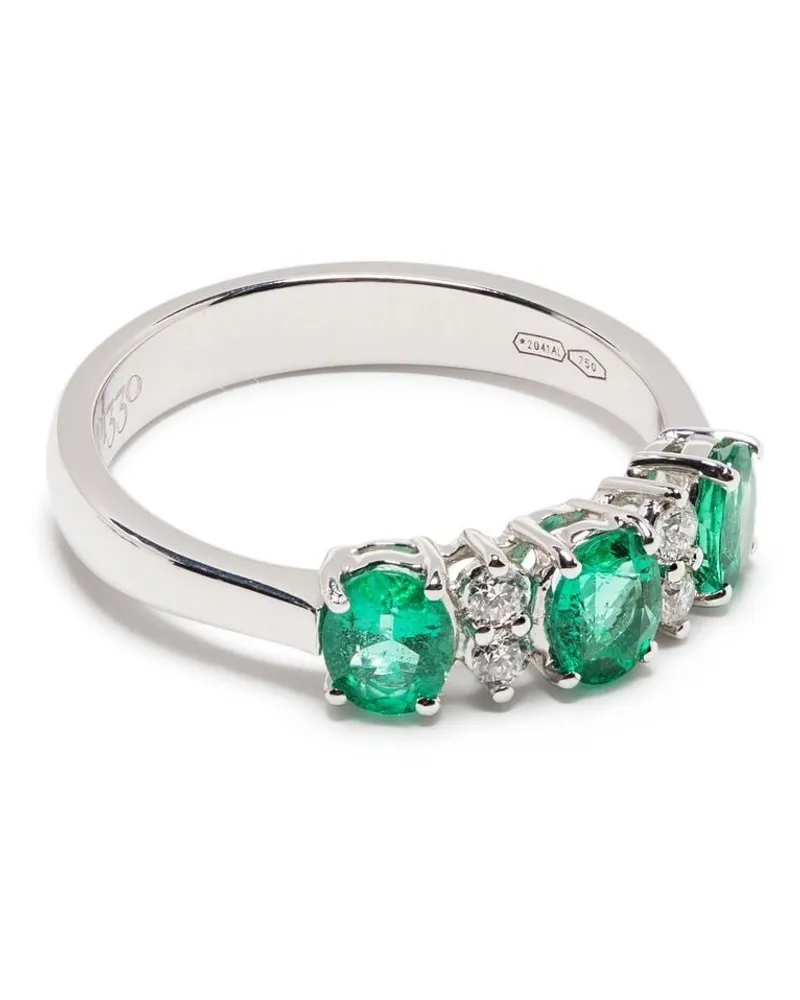 LEO PIZZO 18kt Weißgoldring - Silber Silber