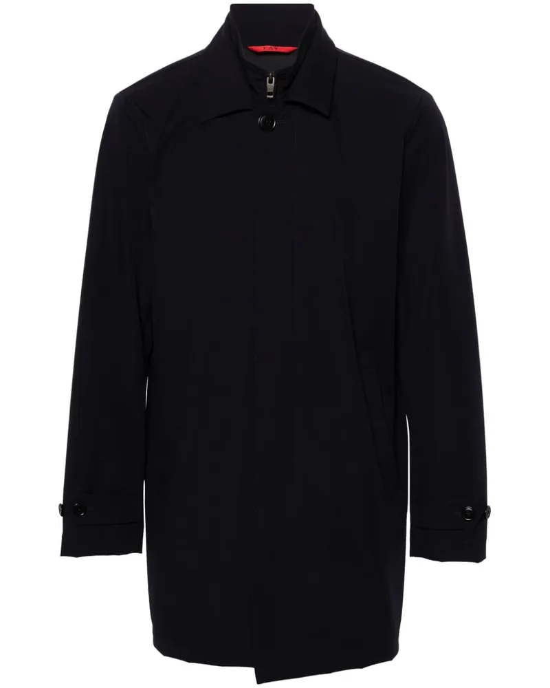 Fay Morning Mantel im Layering-Look - Blau Blau