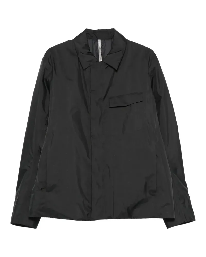 Arc'teryx long-sleeve chest-pocket overshirt - Schwarz Schwarz