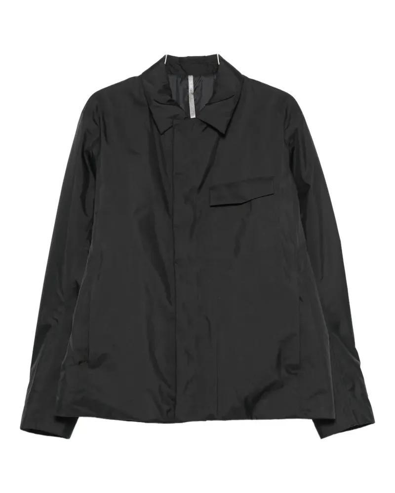 Arc'teryx long-sleeve chest-pocket overshirt - Schwarz Schwarz