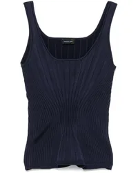 Thierry Mugler Gestricktes Trägershirt Blau