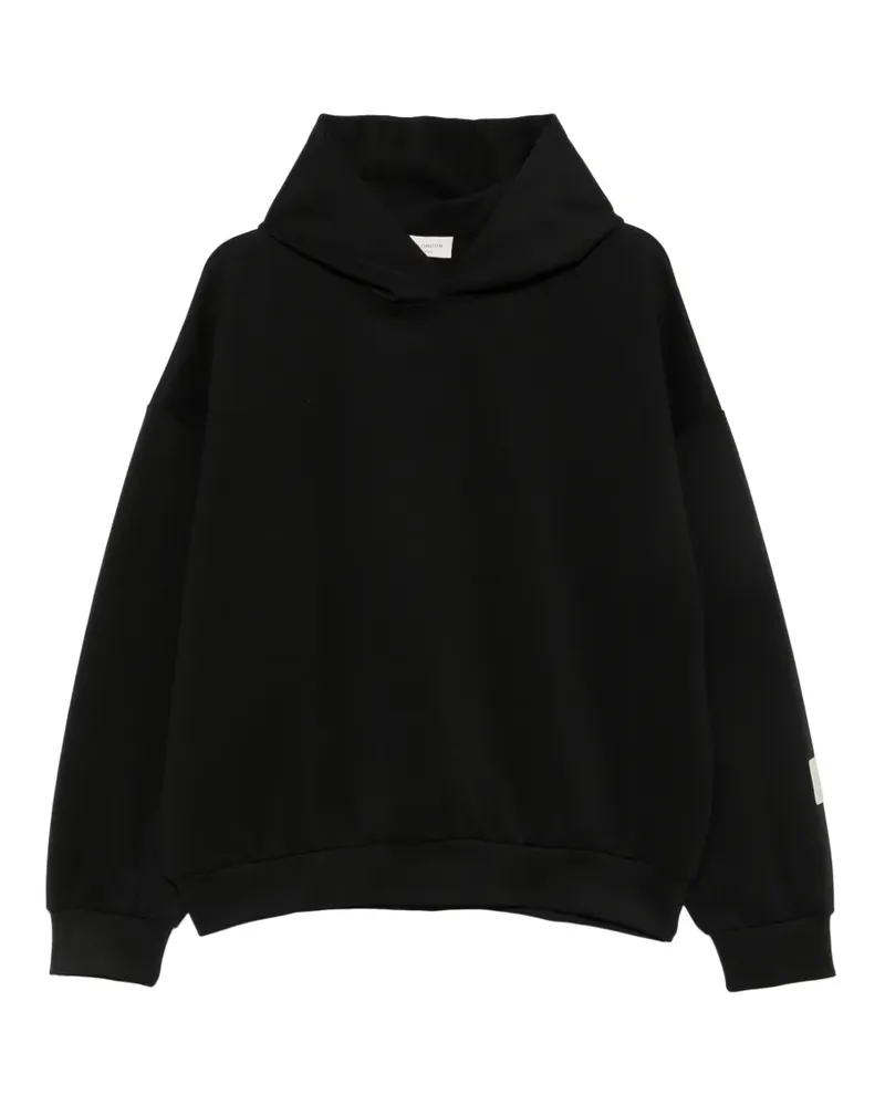 Yes London logo-patch hoodie - Schwarz Schwarz