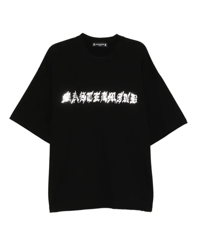 Mastermind Japan logo-print crew neck T-shirt - Schwarz Schwarz