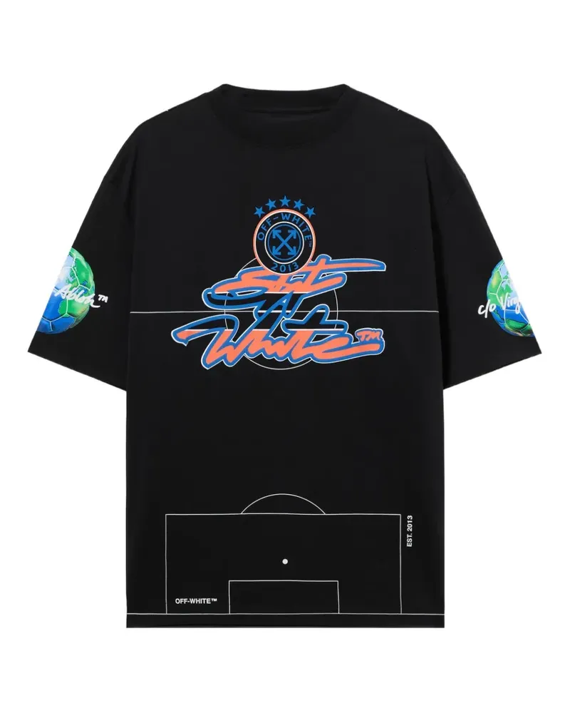 OFF-WHITE Soccer '26 Arrow Skate T-Shirt - Schwarz Schwarz